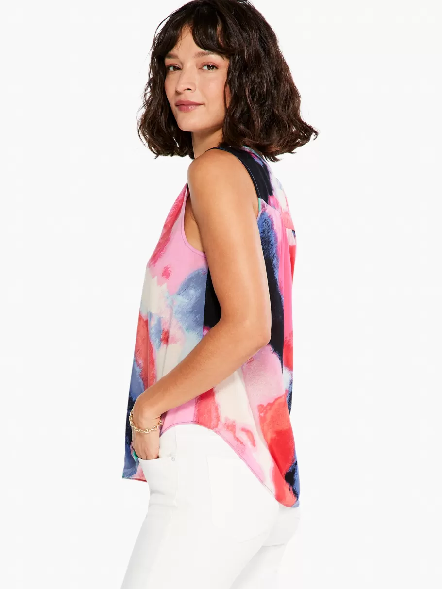 NIC+ZOE Abstract Art Tank^Women Shirts + Blouses