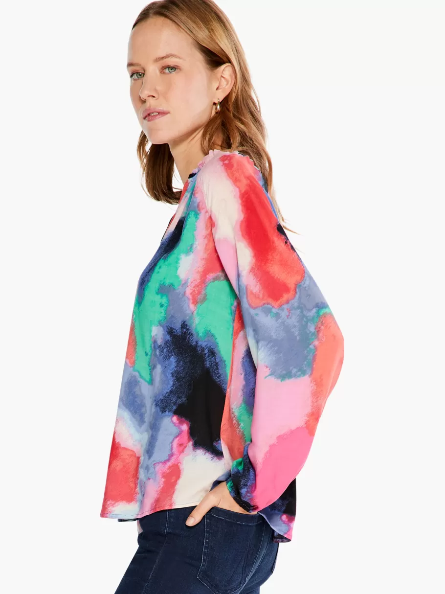 NIC+ZOE Abstract Art Top^Women Shirts + Blouses