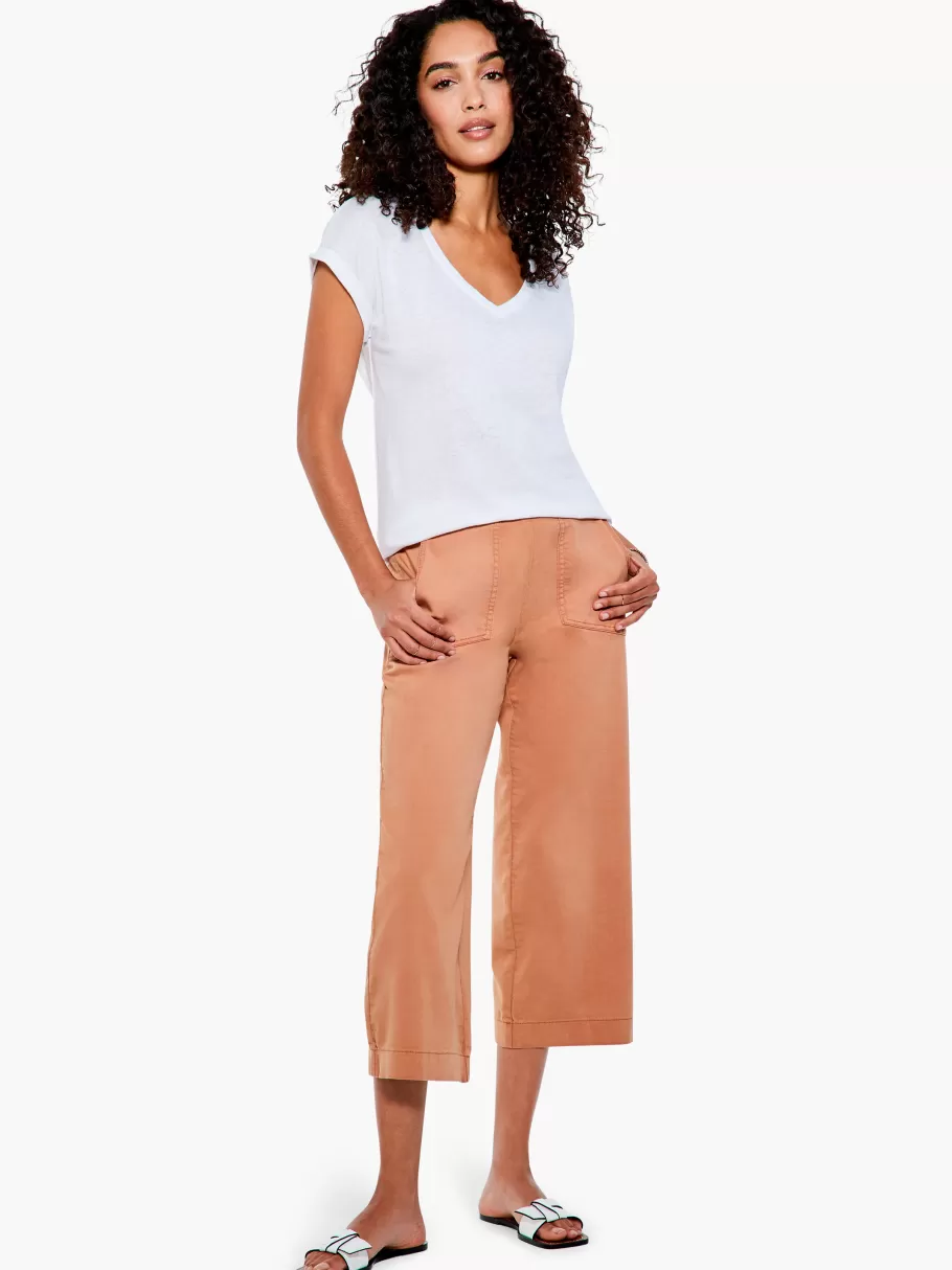 NIC+ZOE All Day Slim Wide Crop Pant^Women Pants