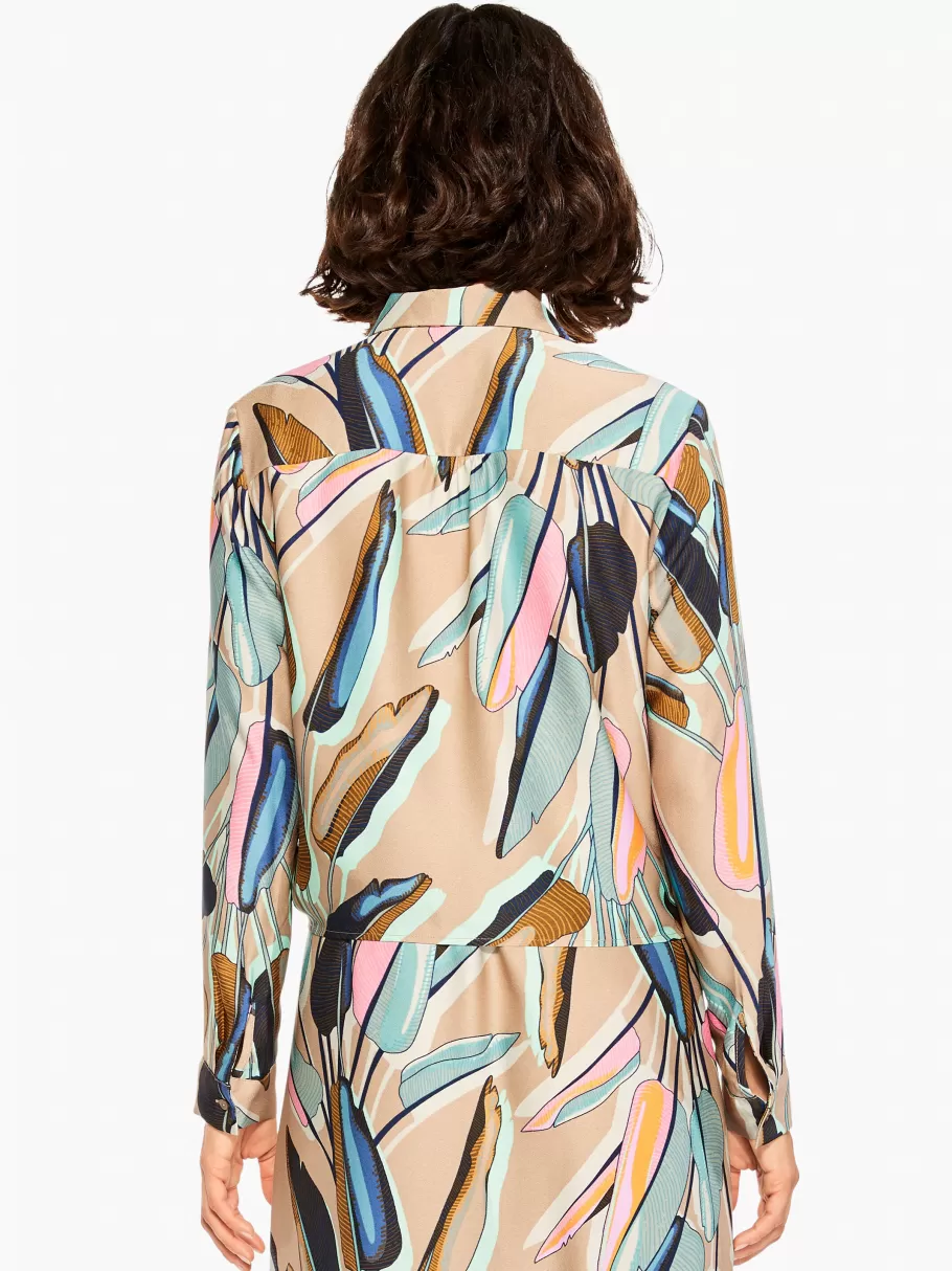 NIC+ZOE Banana Leaves Top^Women Shirts + Blouses