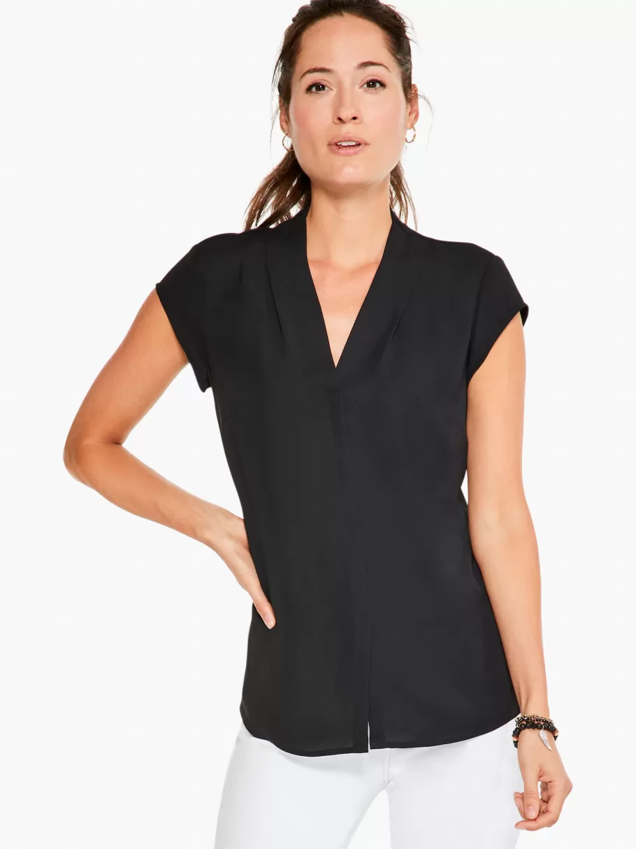 NIC+ZOE Cap Sleeve Day To Night Top^Women Shirts + Blouses