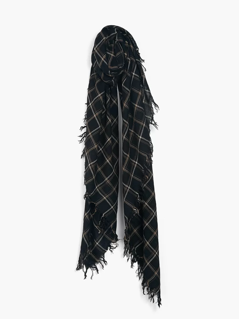 NIC+ZOE Chan Luu - Plaid Wool Scarf^Women Scarves + Gloves