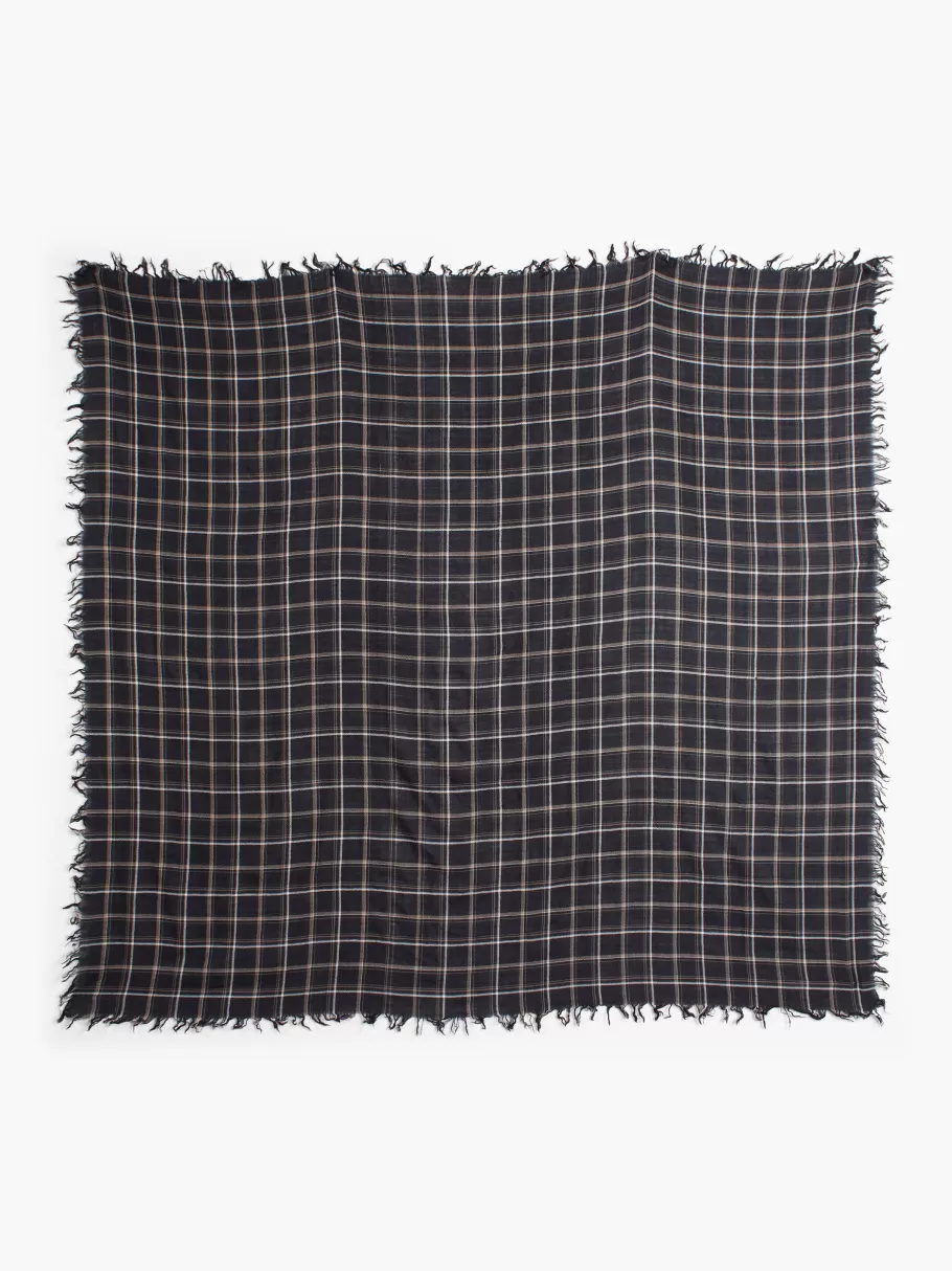 NIC+ZOE Chan Luu Plaid Long Scarf^Women Scarves + Gloves