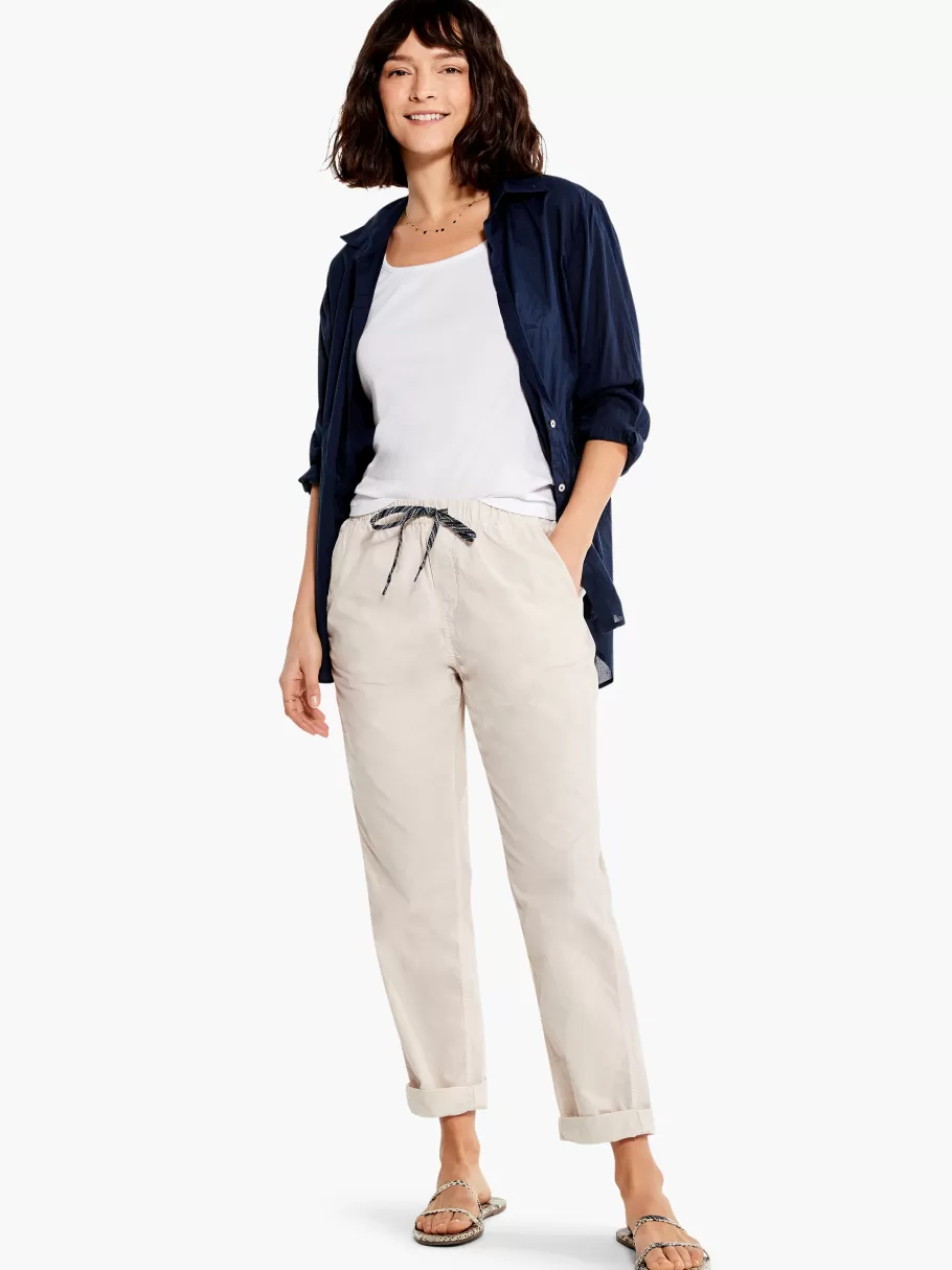 NIC+ZOE Cotton Poplin Relaxed Ankle Pant^Women Pants