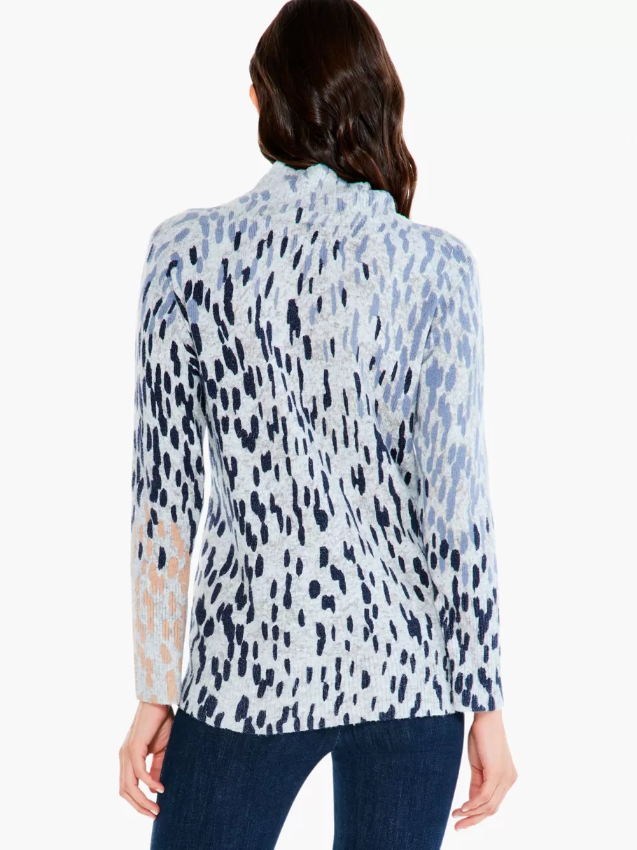 cozy_up_spotted_turtleneck_2.webp NIC+ZOE Cozy Up Spotted Turtleneck^Women Sweaters