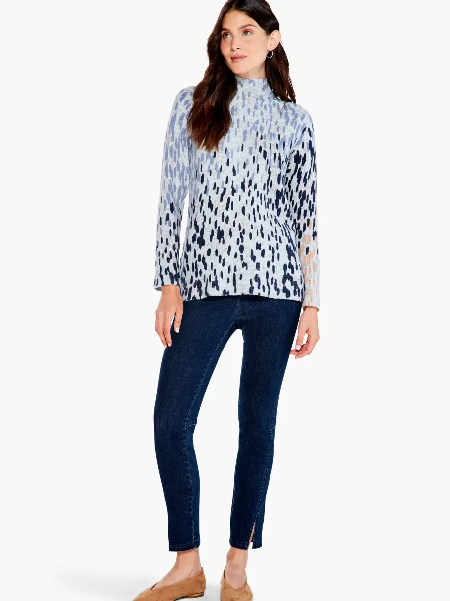 cozy_up_spotted_turtleneck_3.webp NIC+ZOE Cozy Up Spotted Turtleneck^Women Sweaters