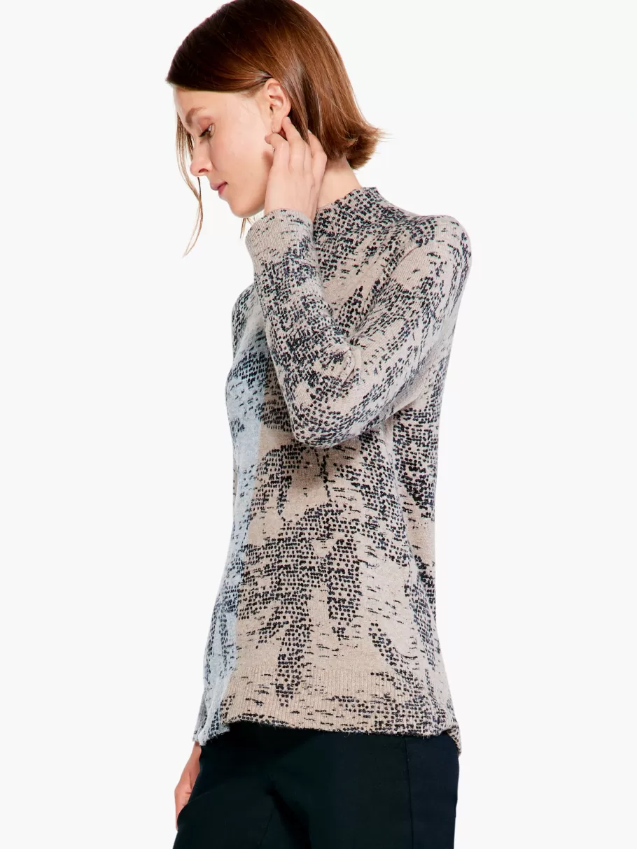 NIC+ZOE Cozy Up Stamped Turtleneck^Women Sweaters