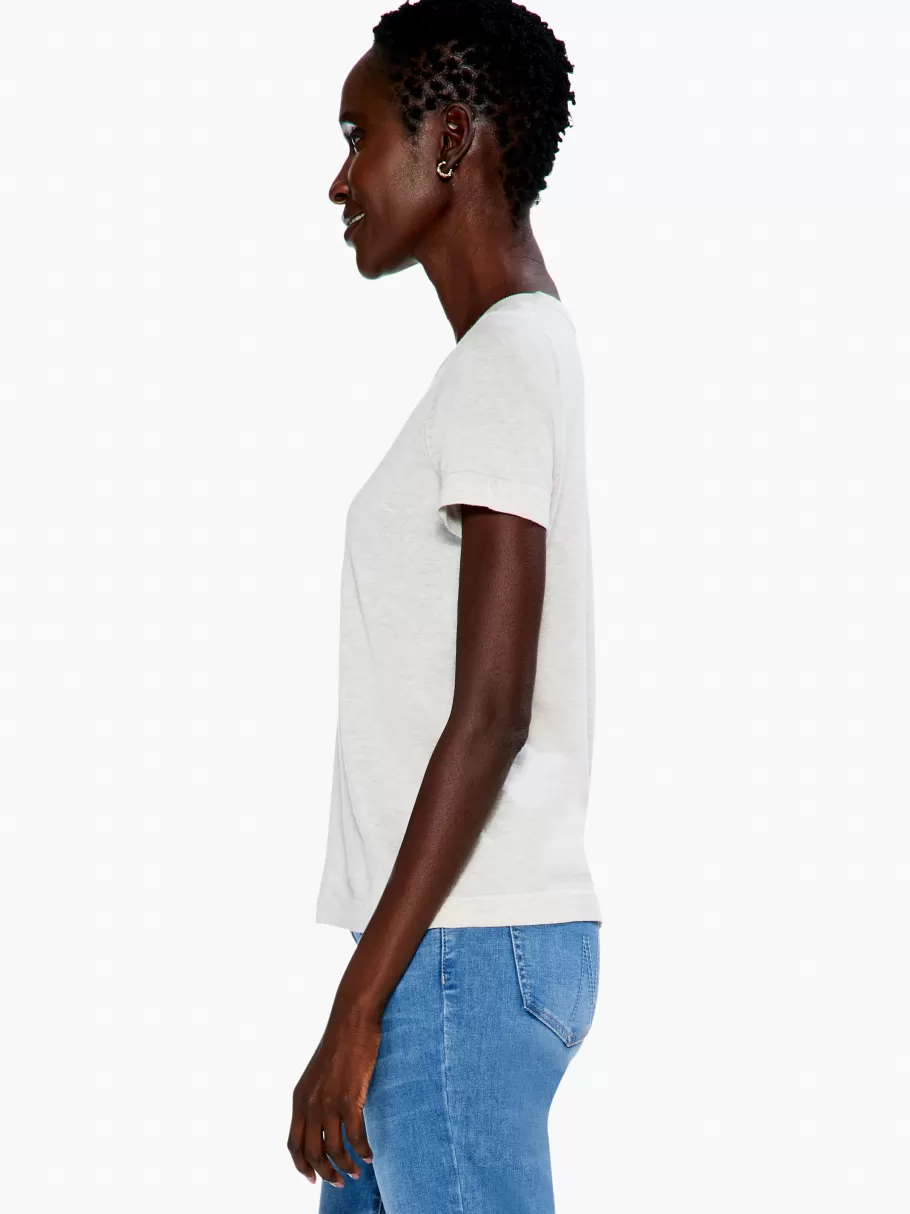 NIC+ZOE Crew Neck Short Sleeve Sweater Tee^Women Sweaters