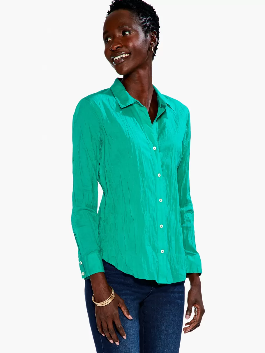 NIC+ZOE Crinkle Shirt^Women Shirts + Blouses