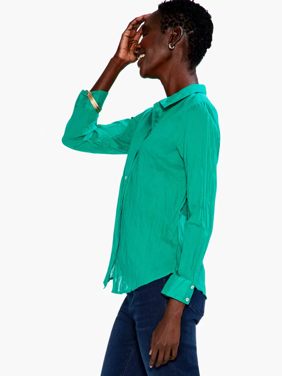 NIC+ZOE Crinkle Shirt^Women Shirts + Blouses