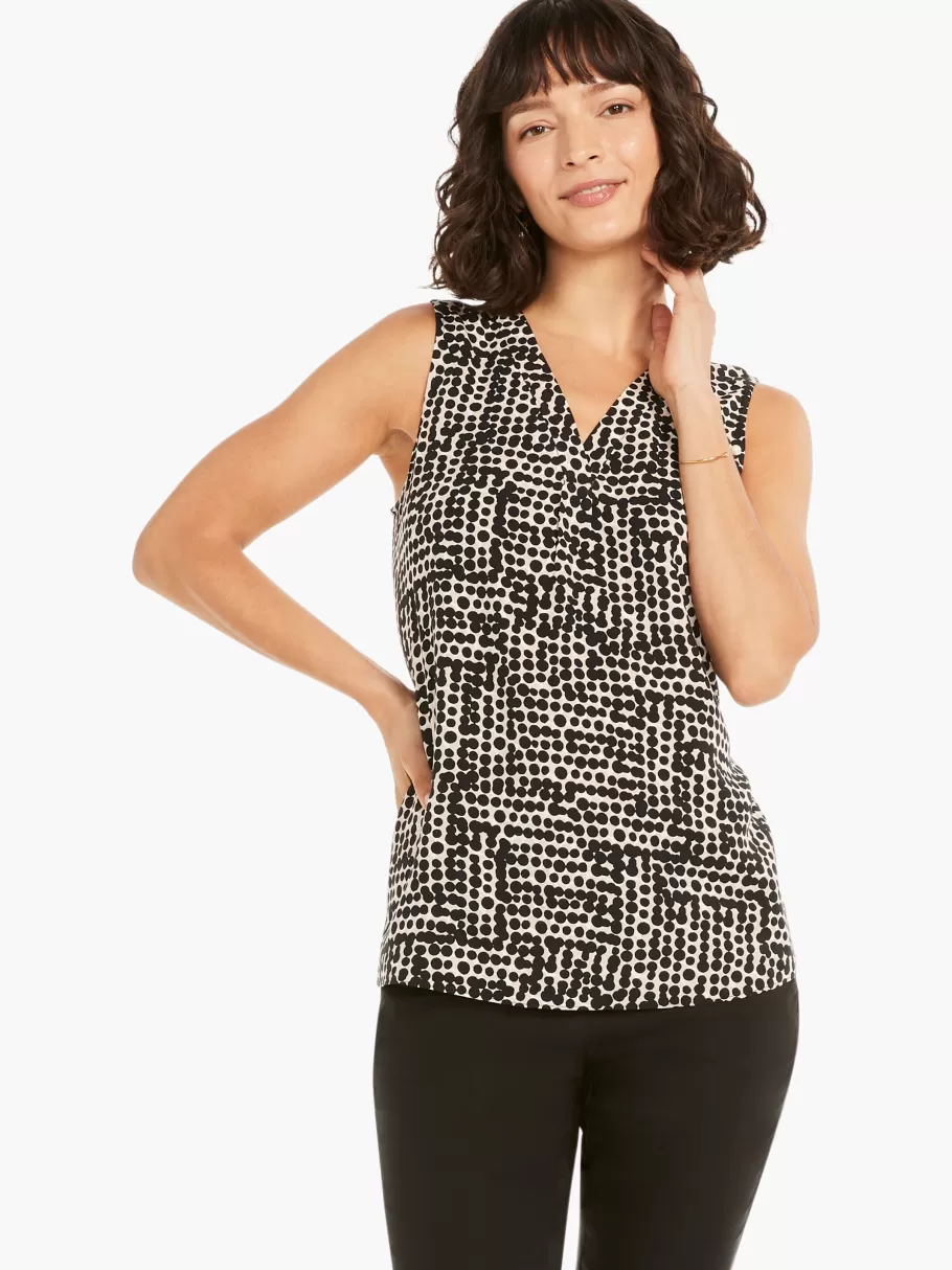 NIC+ZOE Daydream Dot Tank^Women Shirts + Blouses