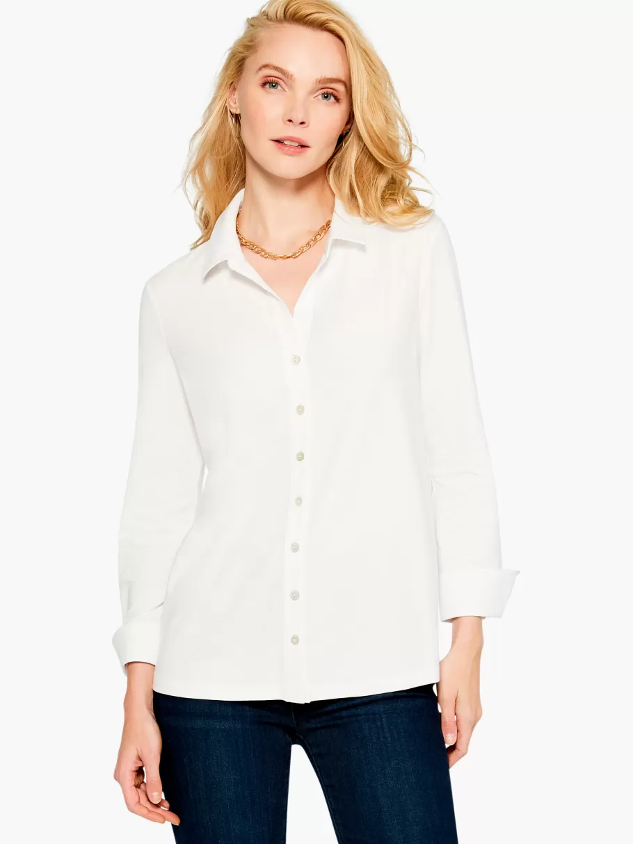 NIC+ZOE Essential Shirt Layer^Women Knit Tops + Tees