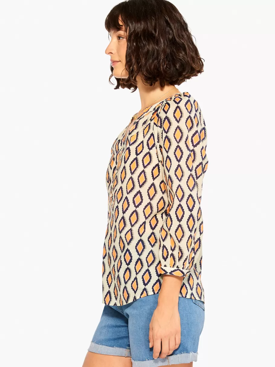 NIC+ZOE Falling Diamonds Top^Women Shirts + Blouses