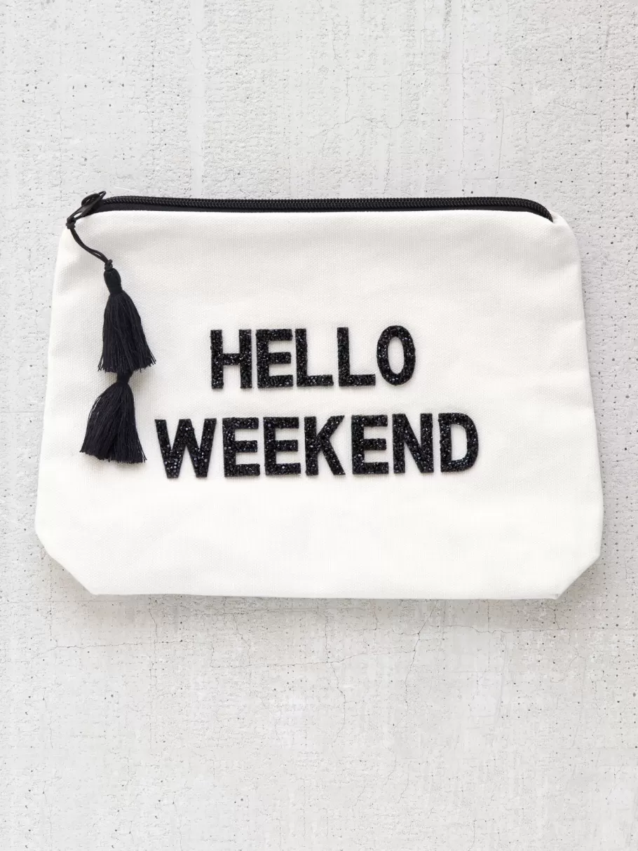 NIC+ZOE Fallon & Royce Canvas Bikini Bag Weekend^Women Handbags