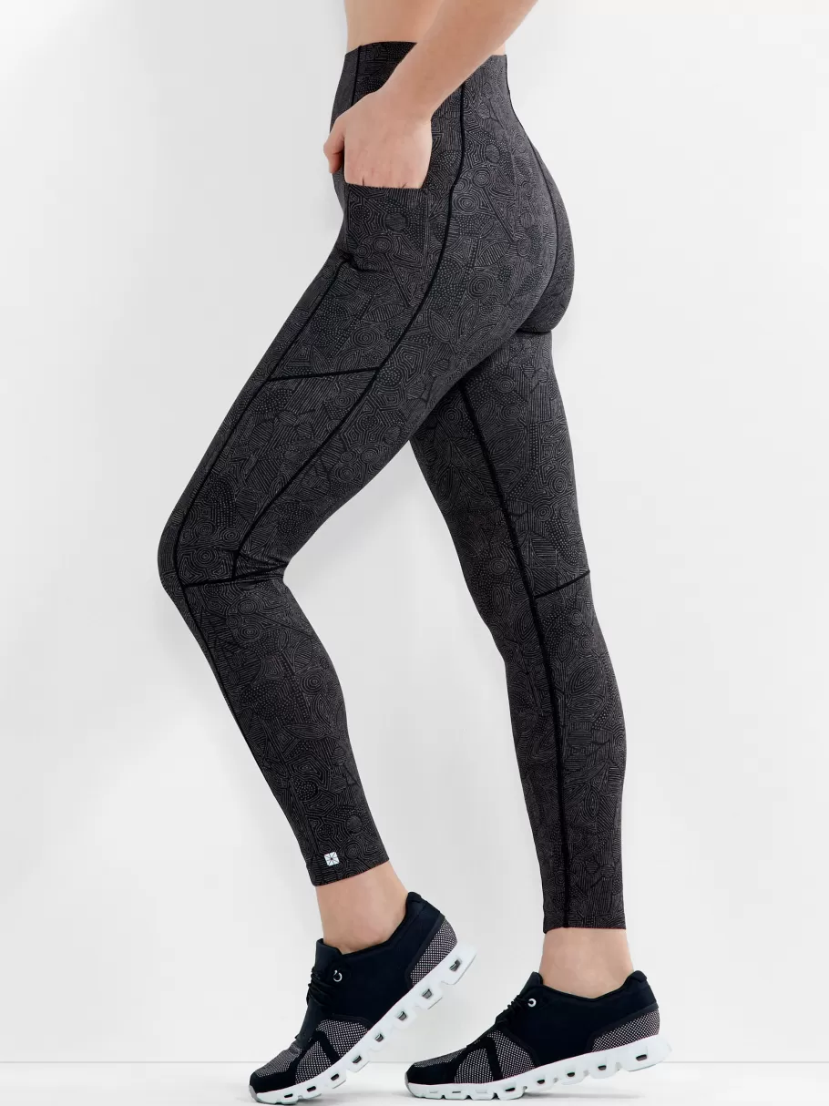 NIC+ZOE Flexfit Batik Geo 7/8 Pocket Legging^Women Pants