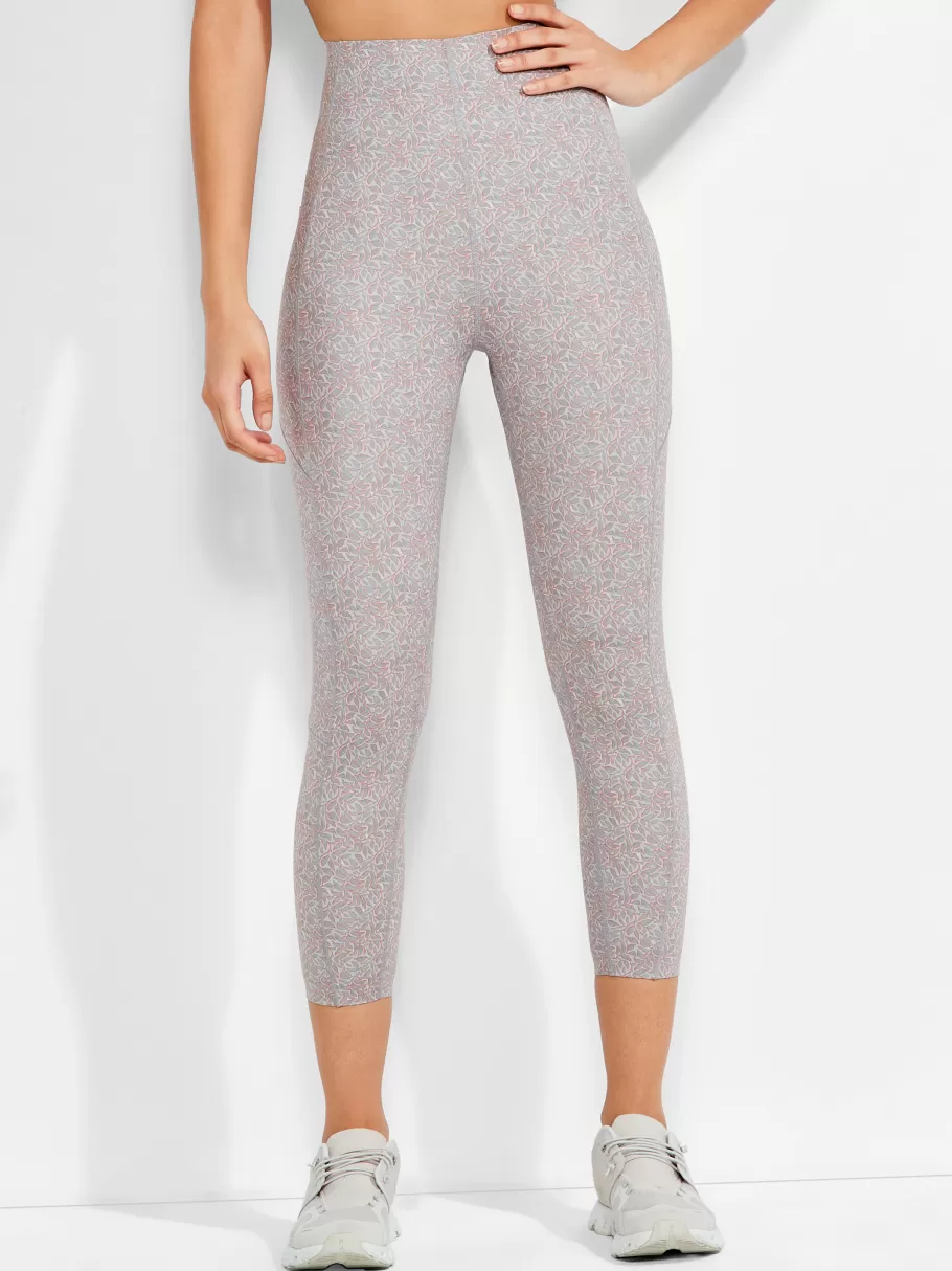 NIC+ZOE Flexfit Glowing Vines Crop Pocket Legging^Women Pants