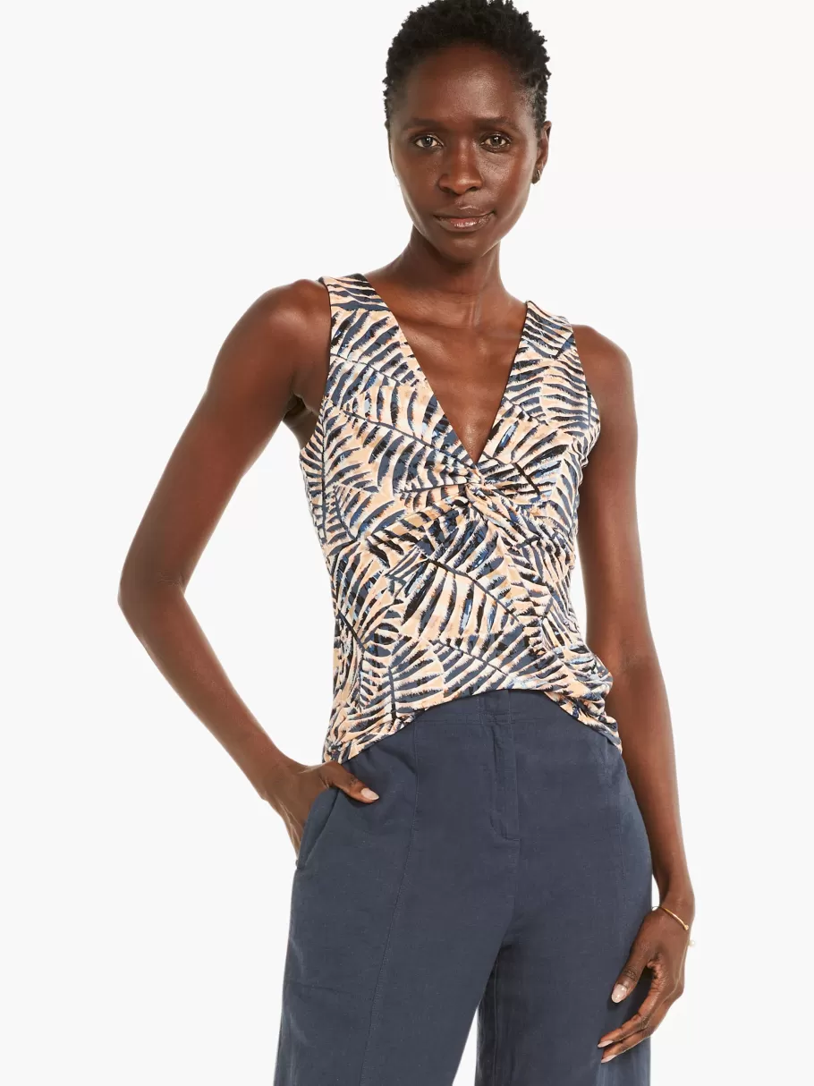NIC+ZOE Flowing Ferns Tank^Women Knit Tops + Tees