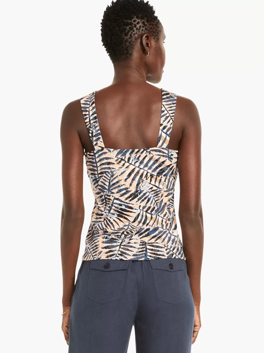 flowing_ferns_tank_3.webp NIC+ZOE Flowing Ferns Tank^Women Knit Tops + Tees