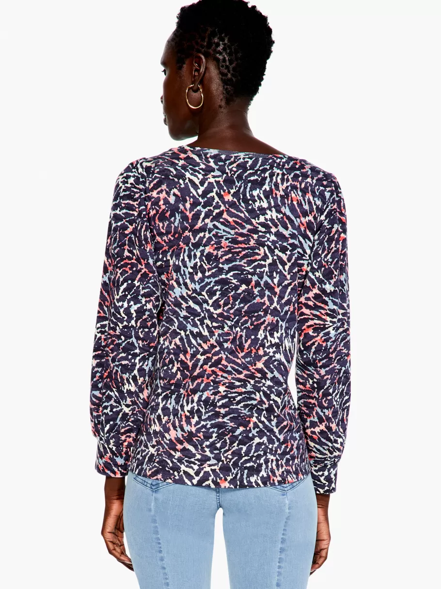 glowing_sunset_top_3.webp NIC+ZOE Glowing Sunset Top^Women Knit Tops + Tees