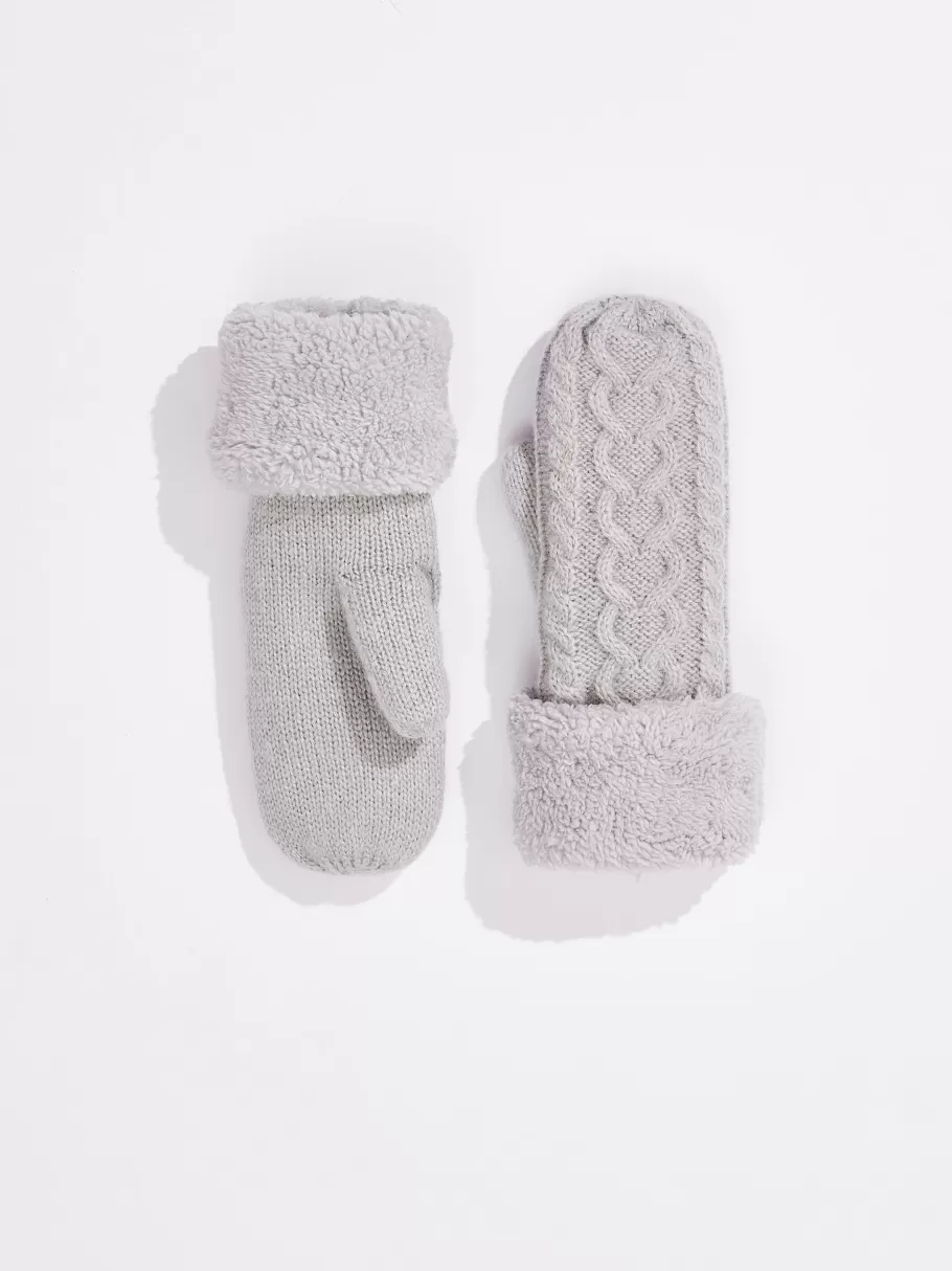 NIC+ZOE Hat Attack - Cable Lined Mitten^Women Scarves + Gloves