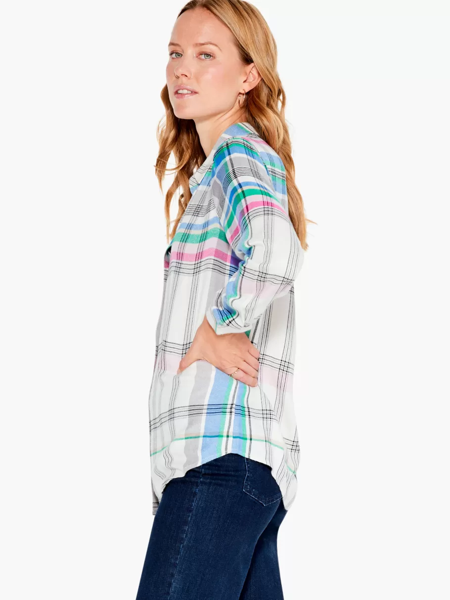 NIC+ZOE Here To There Plaid Shirt^Women Shirts + Blouses