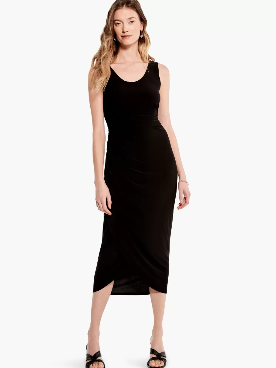 NIC+ZOE High Twist Ruched Dress^Women Dresses + Skirts