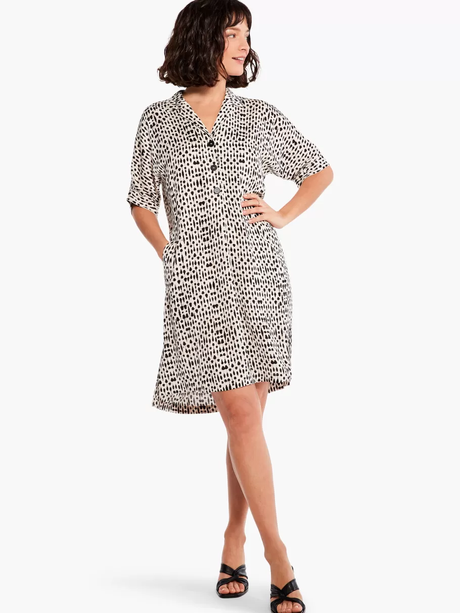 inky_dots_dress_3.webp NIC+ZOE Inky Dots Dress^Women Dresses + Skirts