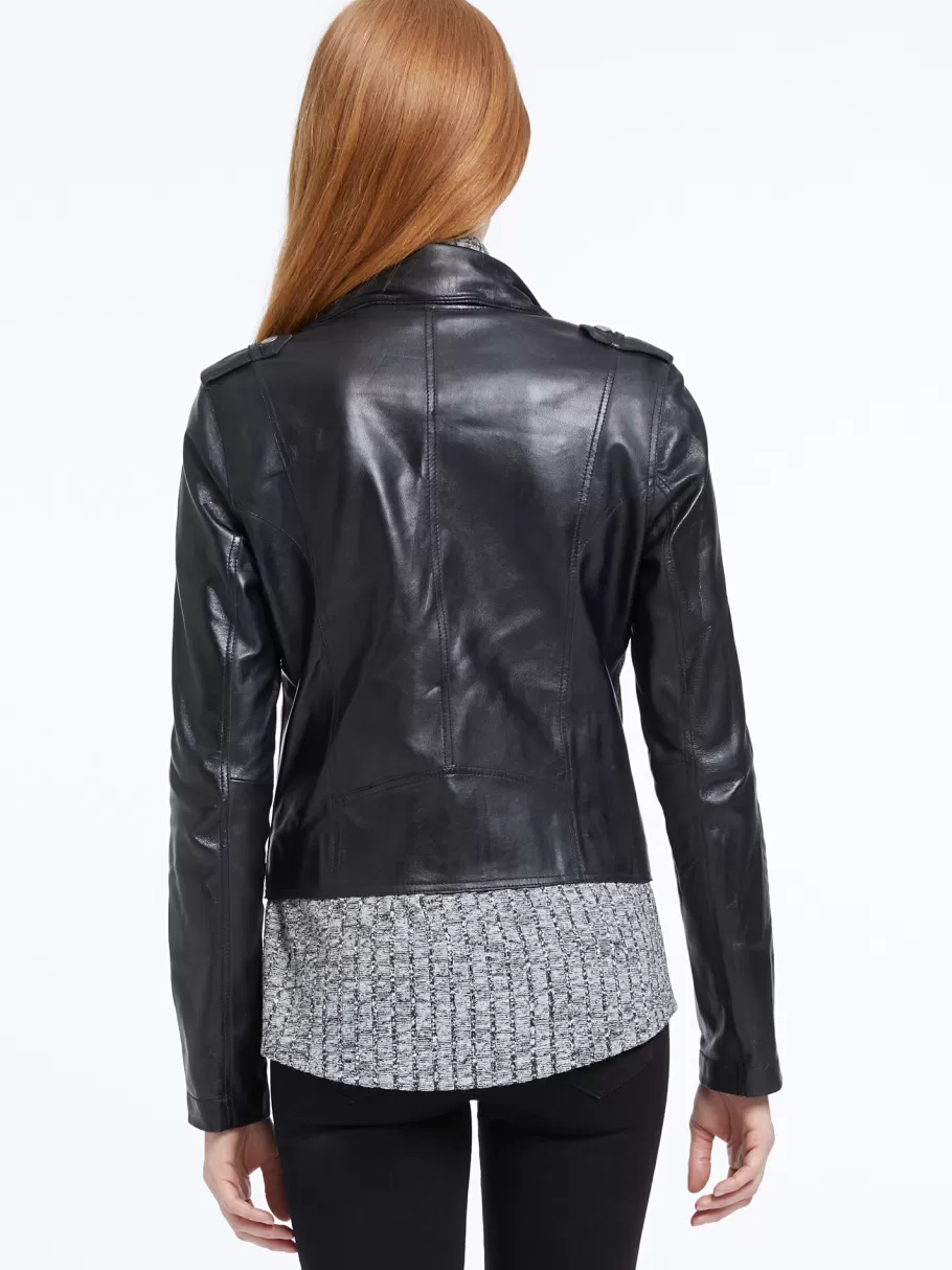 jakett_washable_leather_moto_jacket_2.webp NIC+ZOE Jakett Washable Leather Moto Jacket^Women Jackets + Blazers
