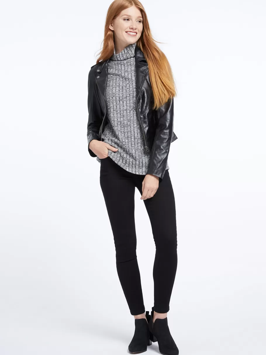 jakett_washable_leather_moto_jacket_3.webp NIC+ZOE Jakett Washable Leather Moto Jacket^Women Jackets + Blazers