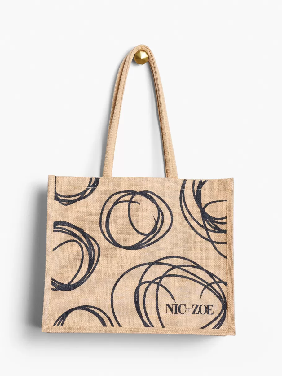 NIC+ZOE Jute Bag^Women Handbags