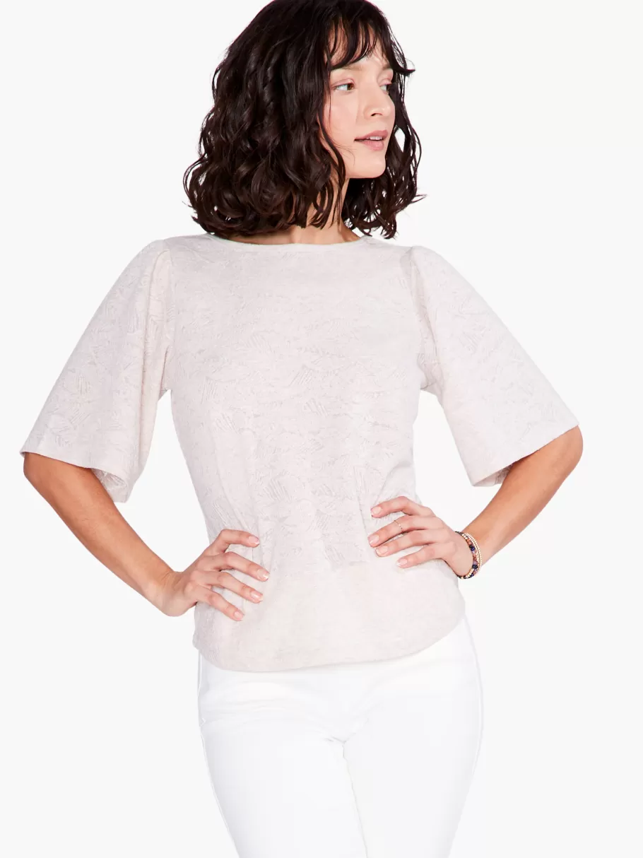 NIC+ZOE Lacy Ways Top^Women Knit Tops + Tees