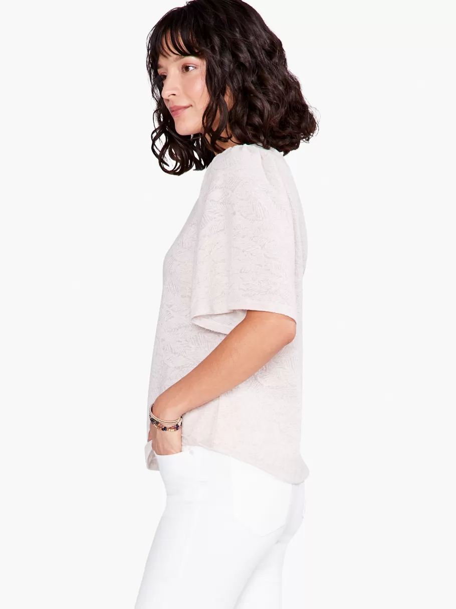 NIC+ZOE Lacy Ways Top^Women Knit Tops + Tees