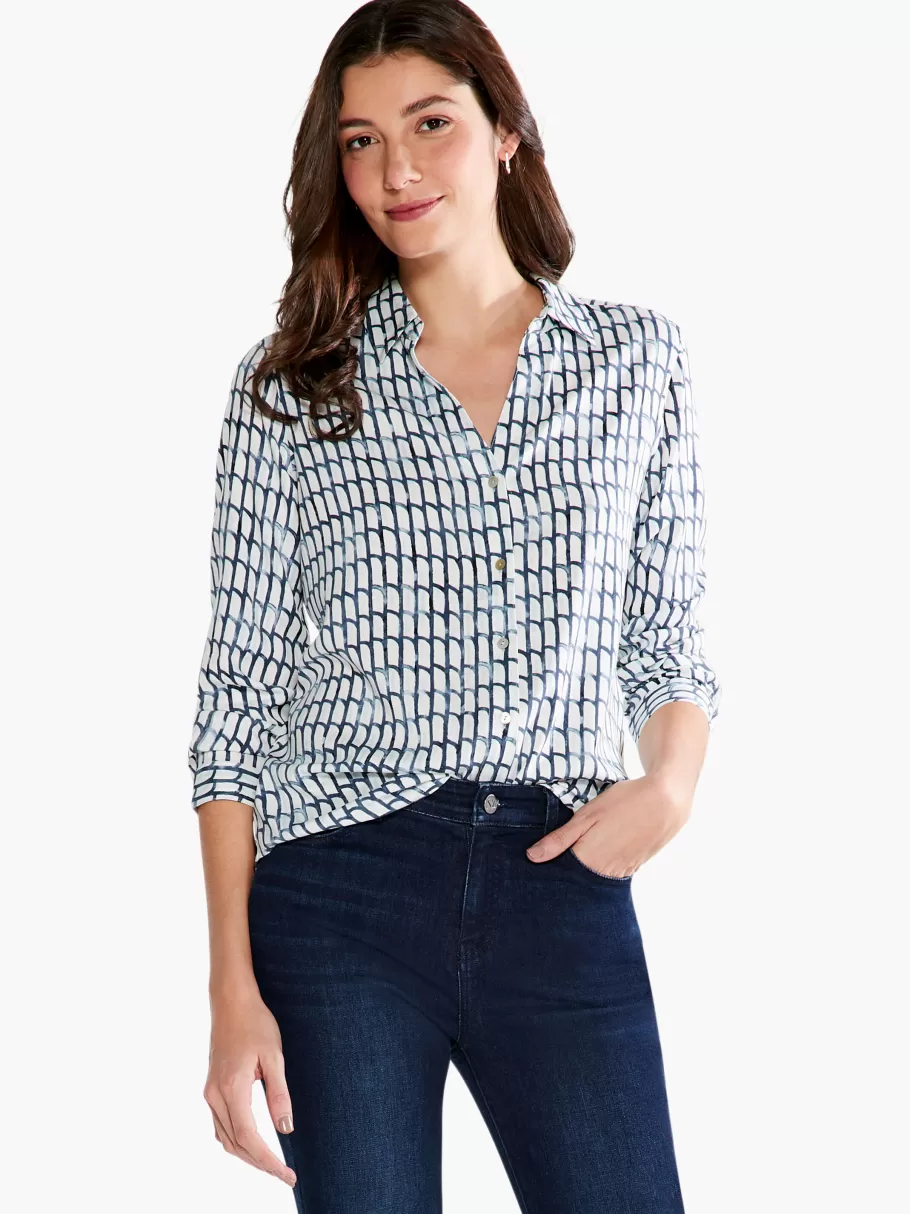 NIC+ZOE Lattice Live In Shirt^Women Shirts + Blouses