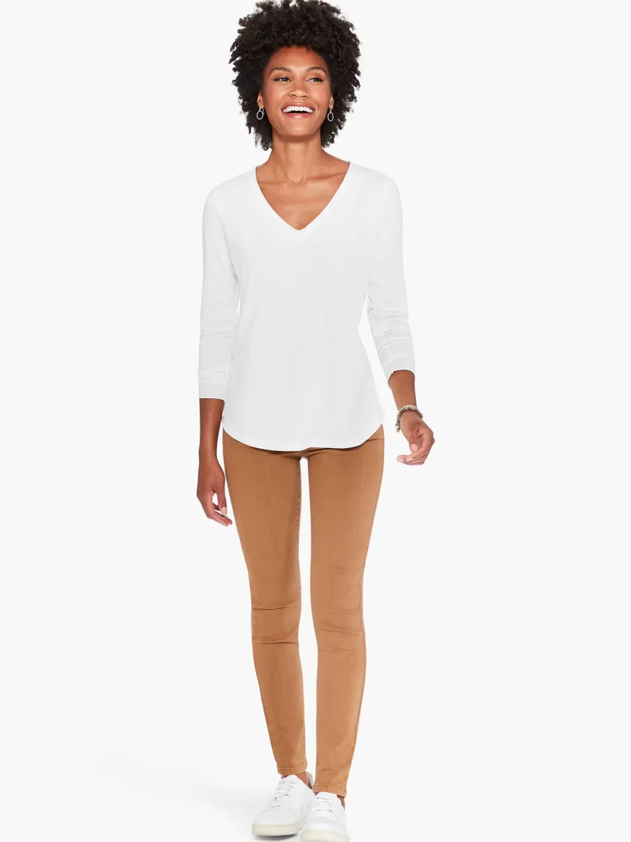 NIC+ZOE Liverpool - Gia Glider Tan Skinny Jean^Women Pants