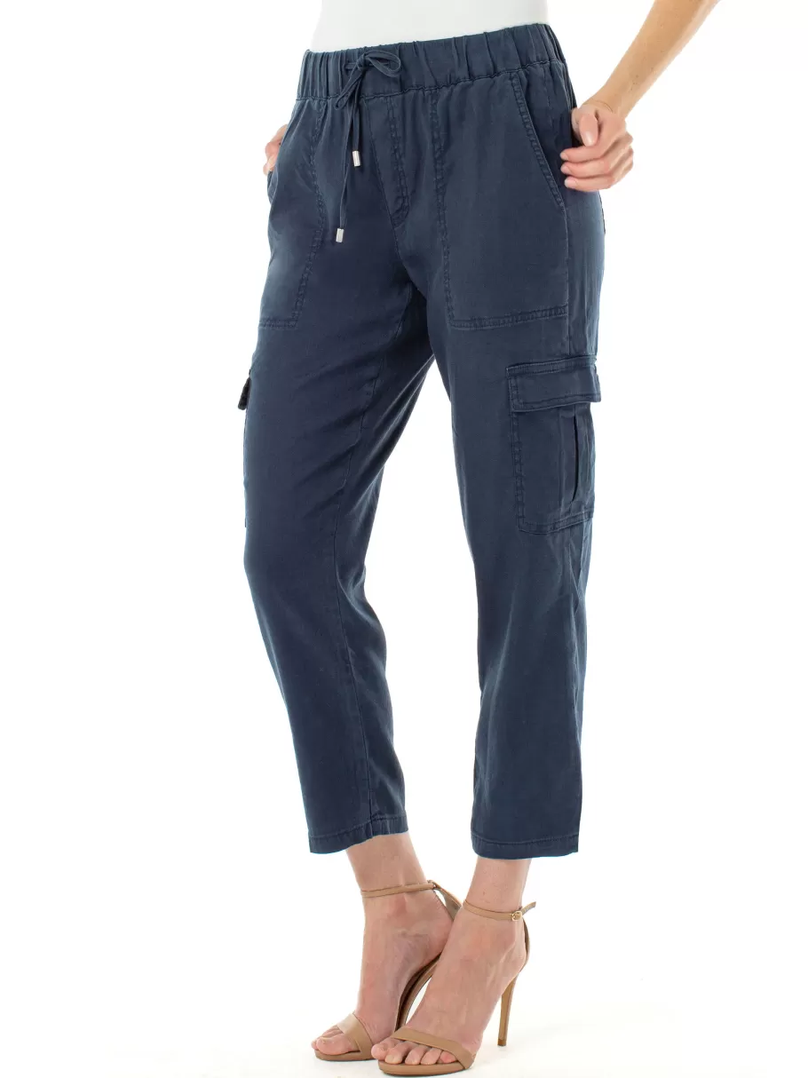 NIC+ZOE Liverpool Elastic Waistband Cargo Pant^Women Pants