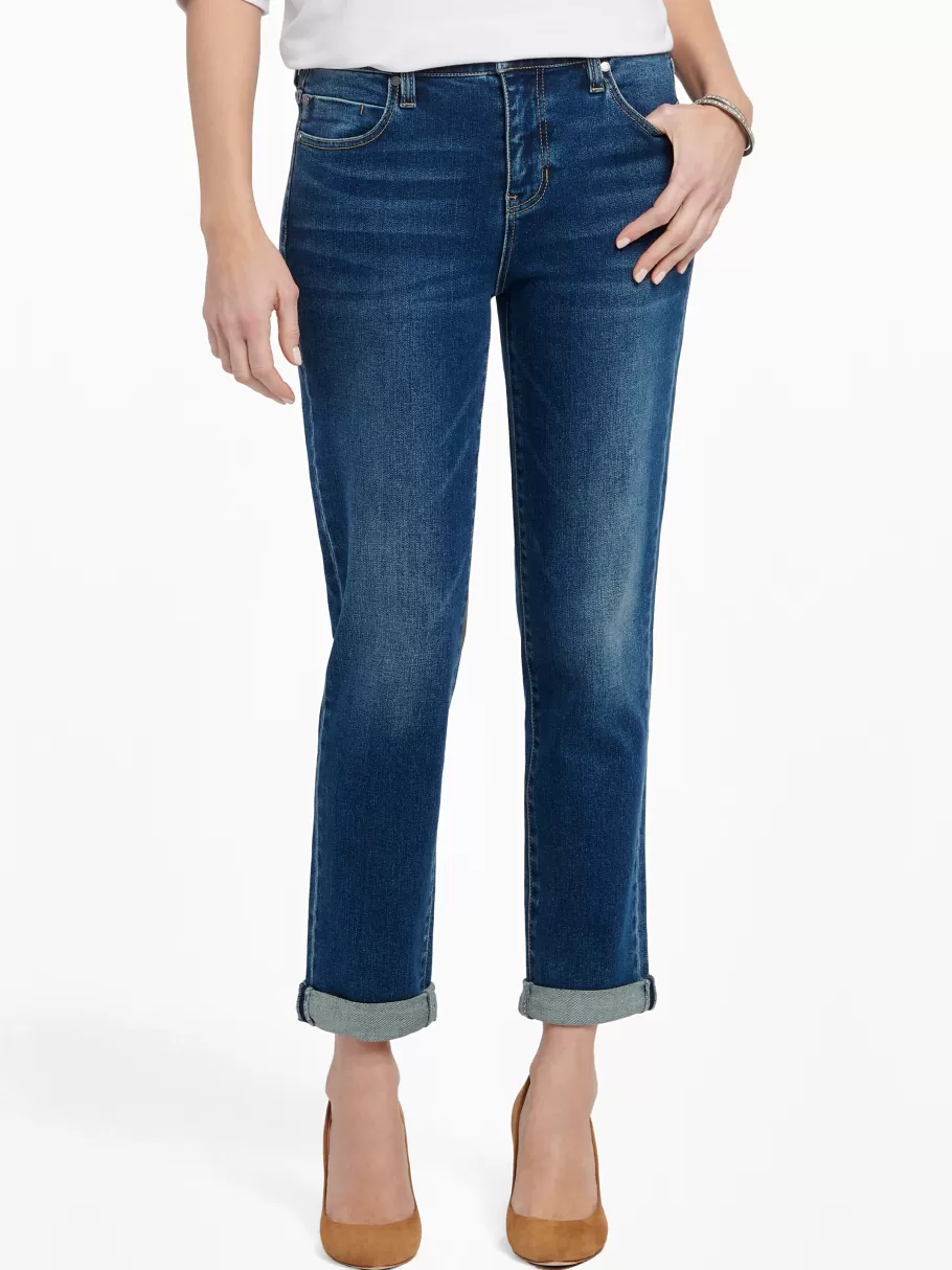 NIC+ZOE Liverpool Marley Girlfriend Roll Cuff Jean^Women Pants