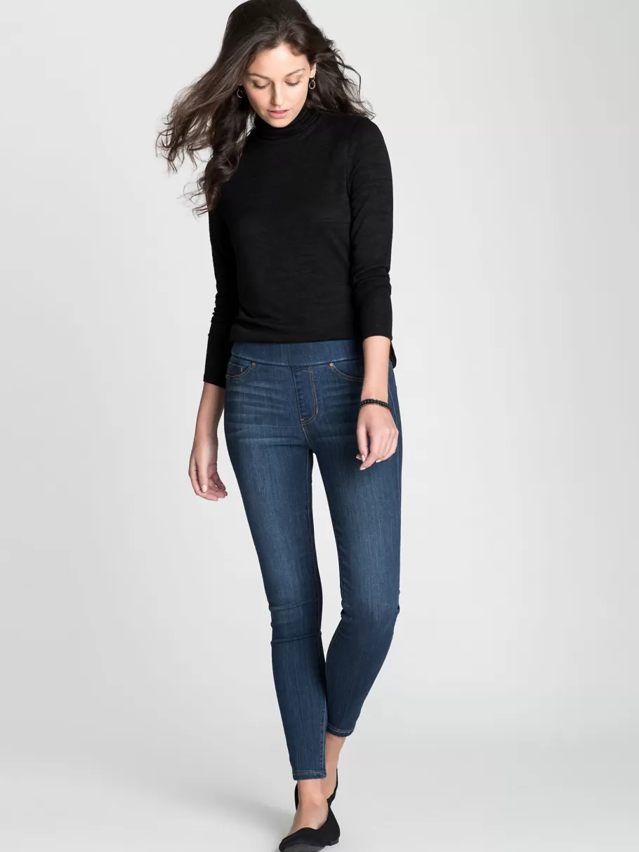 NIC+ZOE Liverpool Sienna Pull-On Ankle Jean^Women Denim
