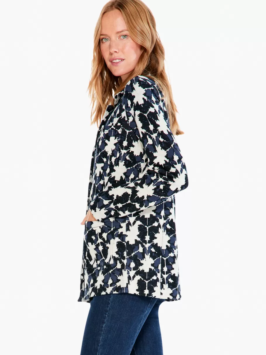 NIC+ZOE Mosaic Mix Knit Blazer^Women Jackets + Blazers