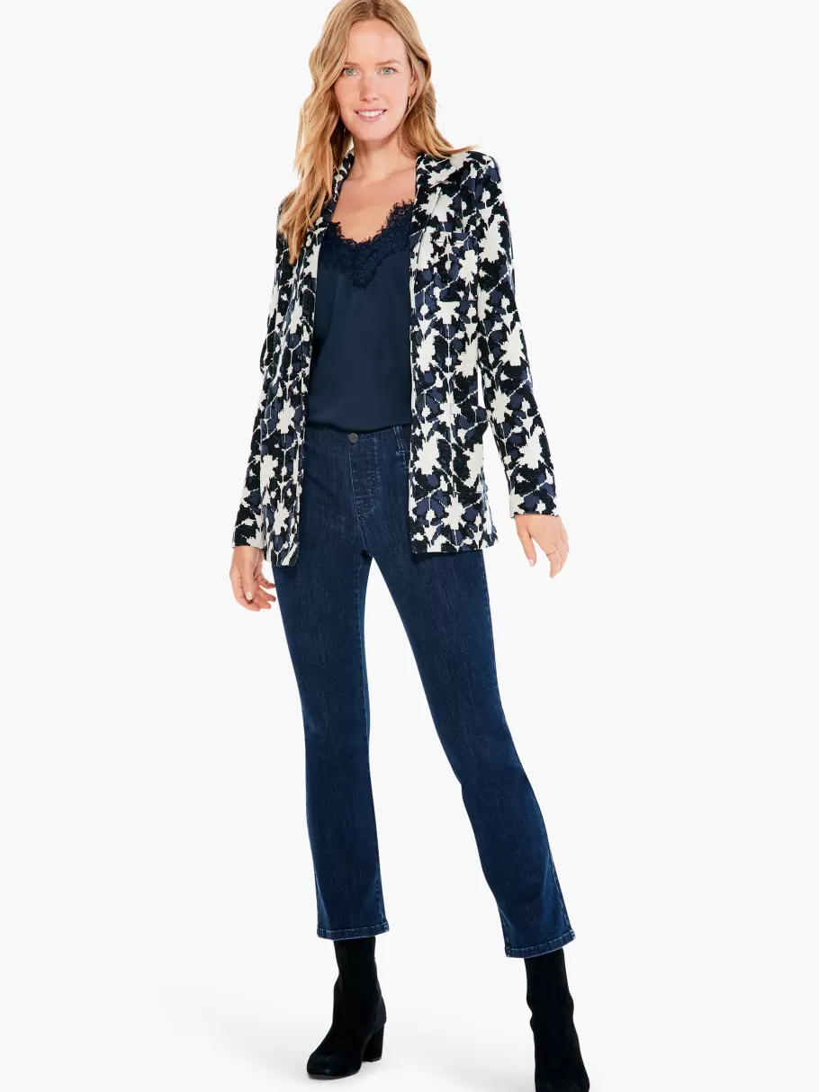 mosaic_mix_knit_blazer_3.webp NIC+ZOE Mosaic Mix Knit Blazer^Women Jackets + Blazers