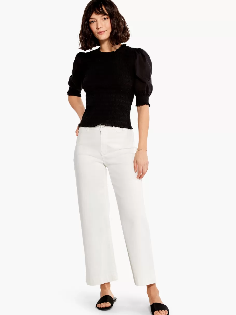 NIC+ZOE Nz Denim Mid Rise Wide-Leg Crop Jean^Women Pants