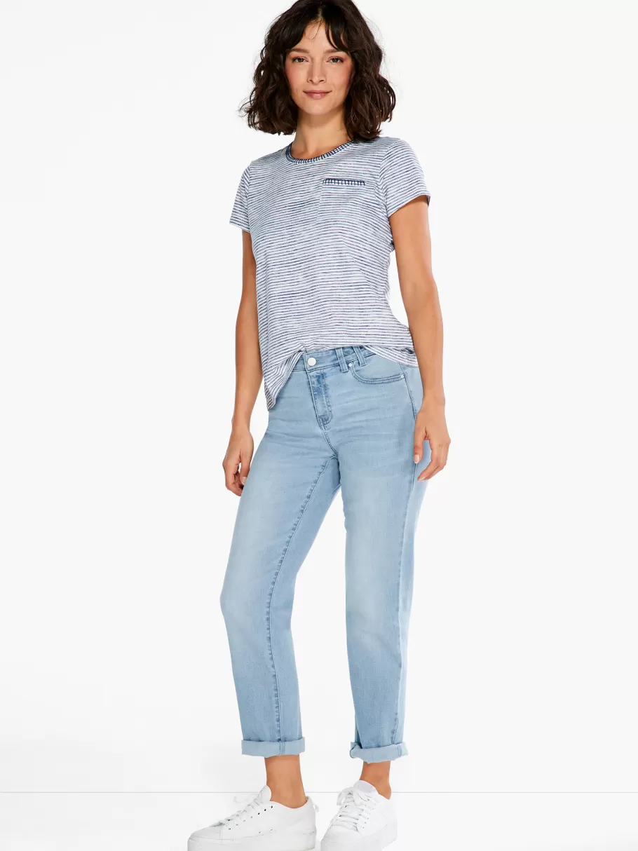 nzt_crew_neck_short_sleeve_stripe_tee_3.webp NIC+ZOE Nzt Crew Neck Short Sleeve Stripe Tee^Women Knit Tops + Tees