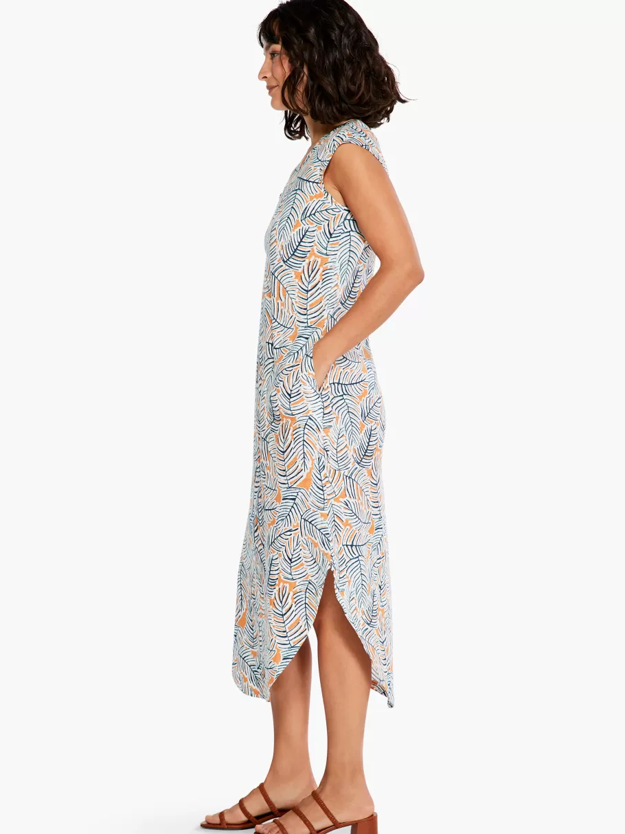 NIC+ZOE Nzt Palm Scoop Tank Dress^Women Dresses + Skirts