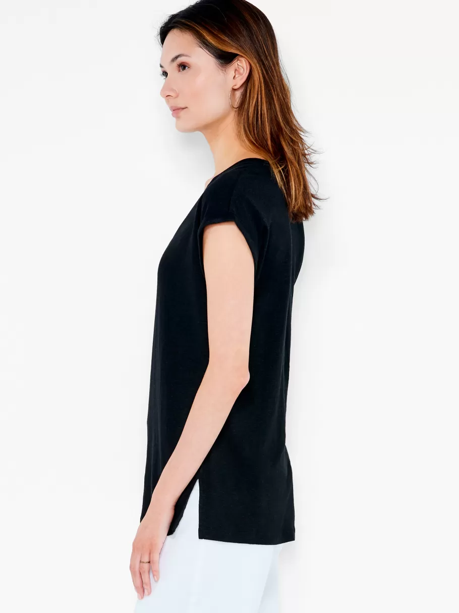 NIC+ZOE Nzt Short Sleeve V-Neck Tee^Women Knit Tops + Tees