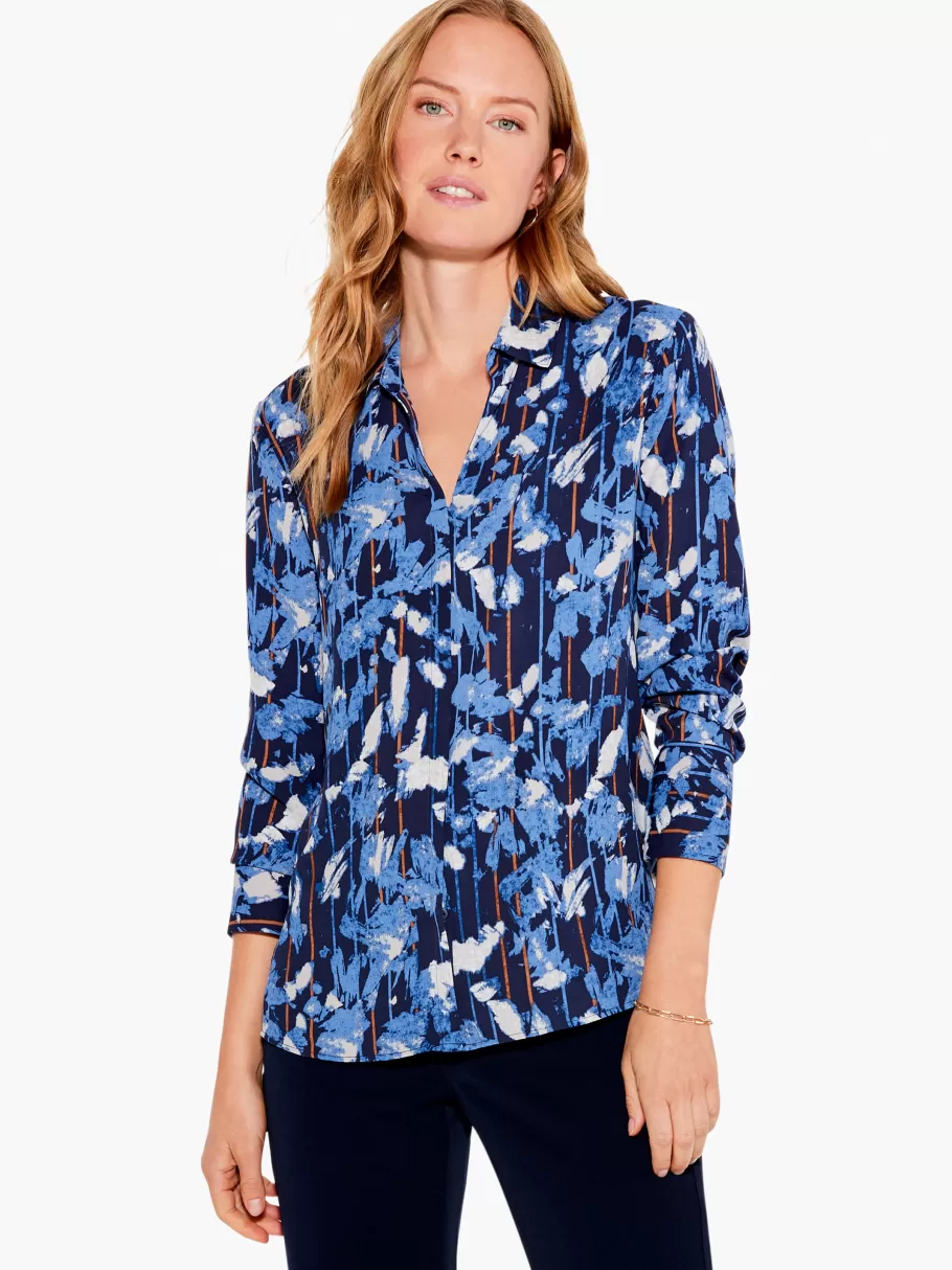 NIC+ZOE Ocean Tides Shirt^Women Shirts + Blouses