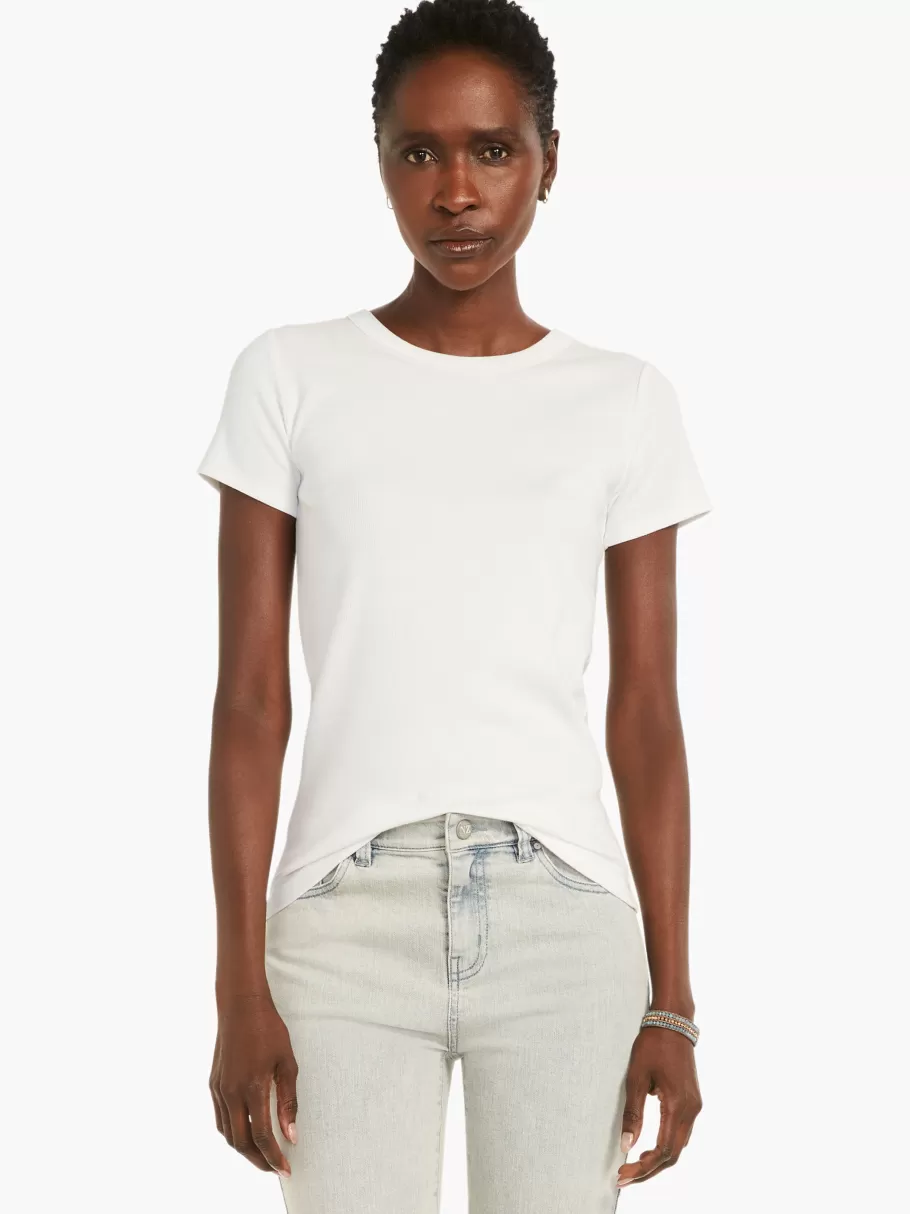 NIC+ZOE Perfect Knit Rib Short Sleeve Crew Tee^Women Knit Tops + Tees