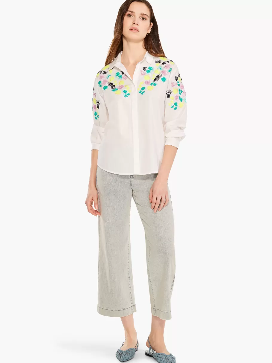 NIC+ZOE Placed Petals Shirt^Women Shirts + Blouses