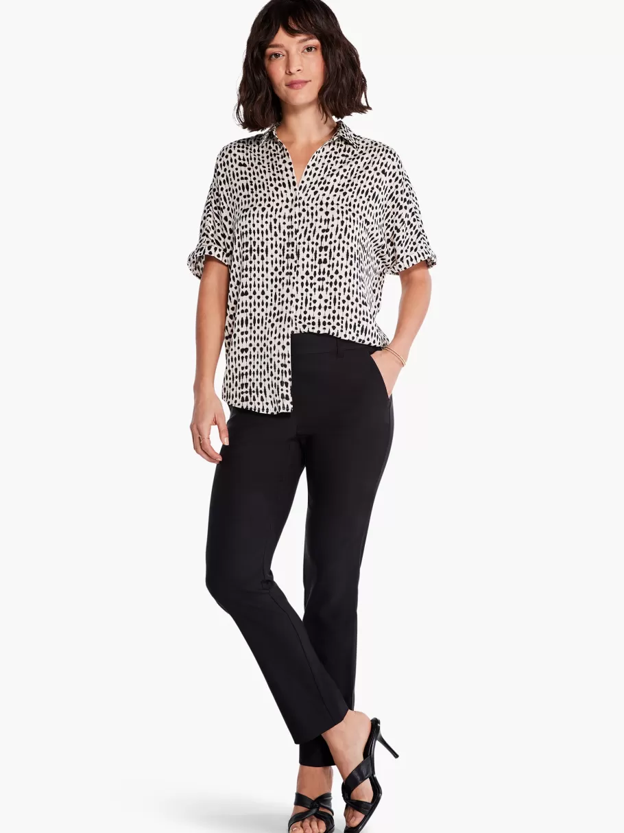 NIC+ZOE Polished Wonderstretch Straight Ankle Pant^Women Pants