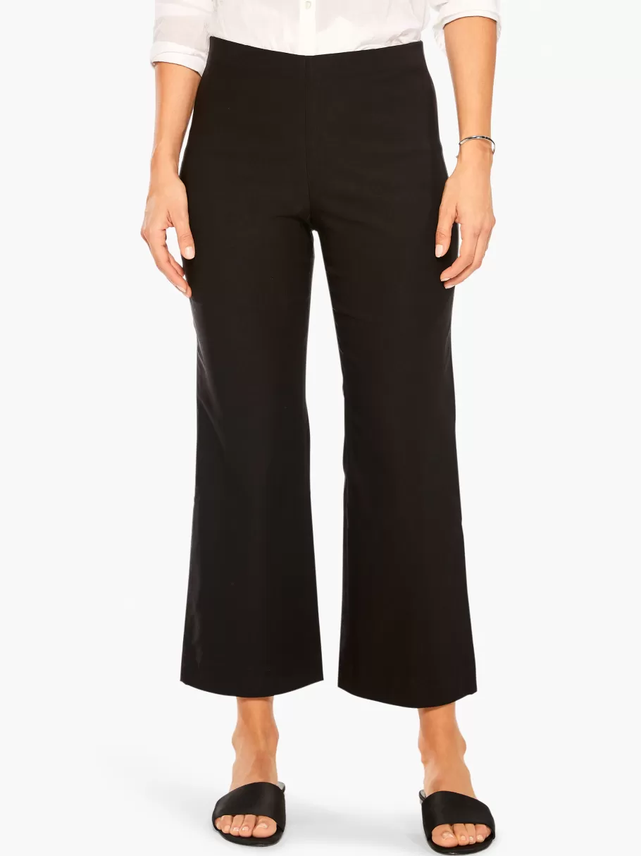 NIC+ZOE Polished Wonderstretch Wide-Leg Crop Pant^Women Pants