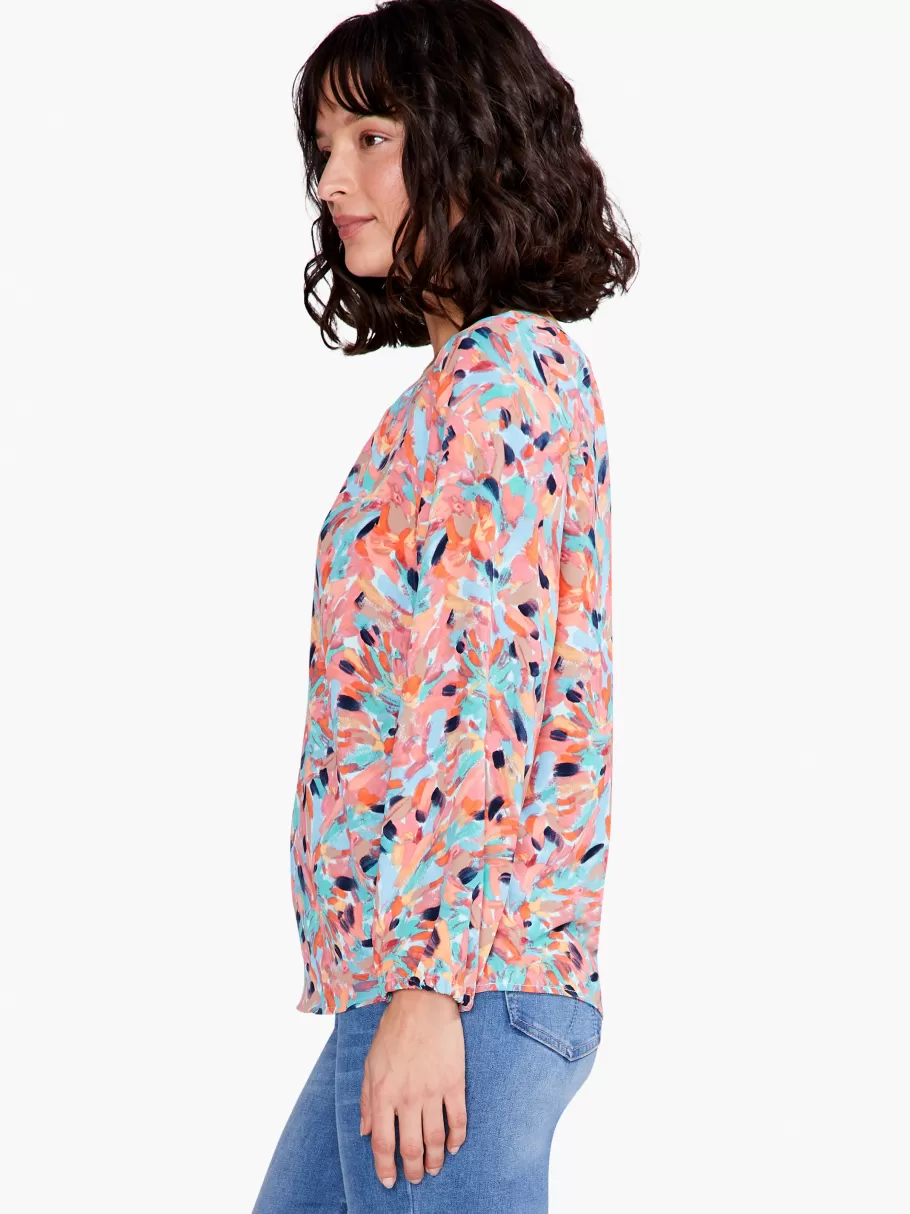 NIC+ZOE Punchy Petals Top^Women Shirts + Blouses