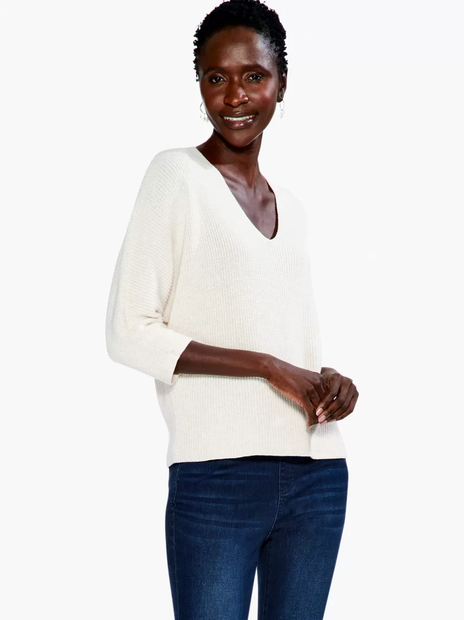 NIC+ZOE Relaxed Shaker Knit Sweater^Women Sweaters